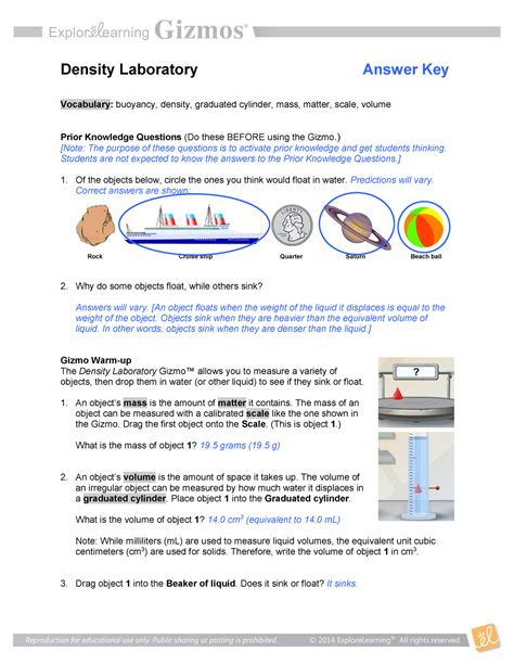 lab answer key